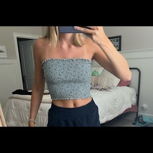 Brandy Melville Floral Tube Top